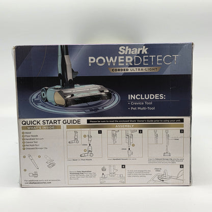 New Shark PowerDetect Corded Smart Stick Vacuum HZ4000 DuoClean Detect Cleaner
