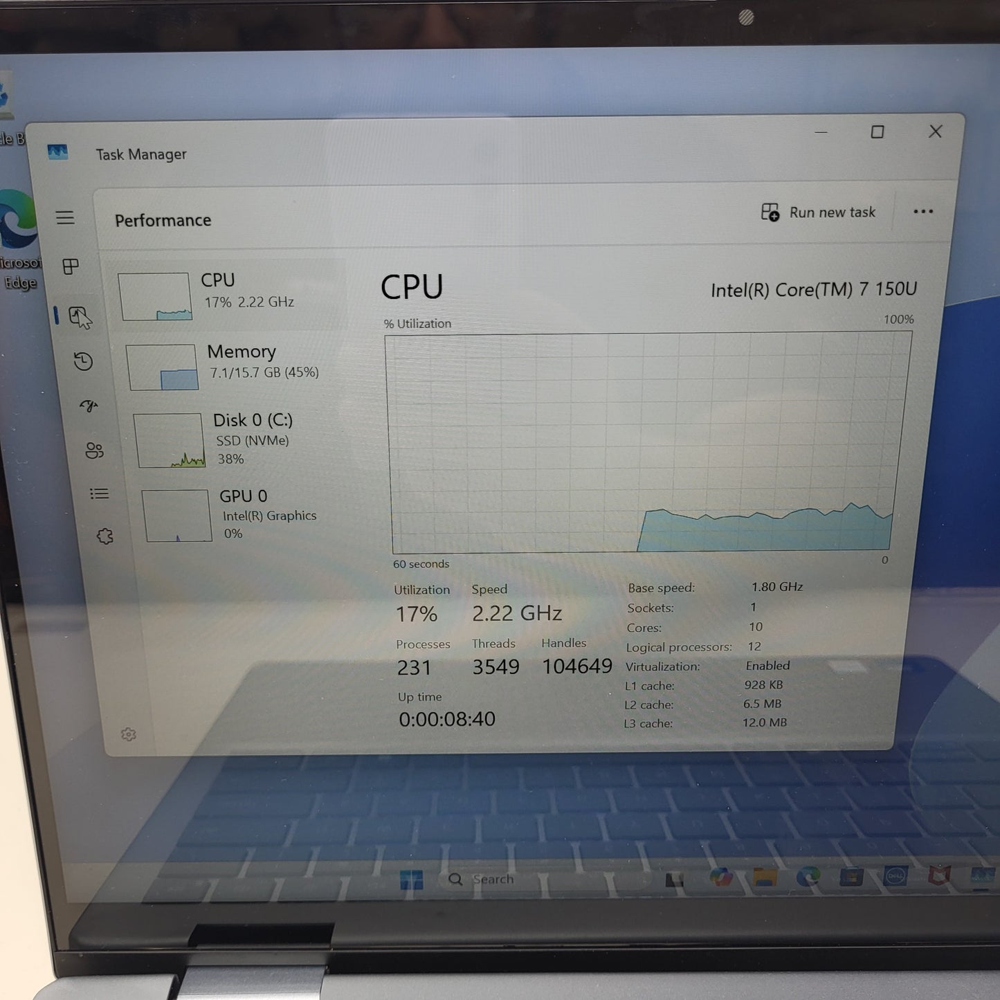 Dell Inspiron 14 7440 2-IN-1 14" Core 7 150U 1.8GHz 16GB RAM 1TB SSD