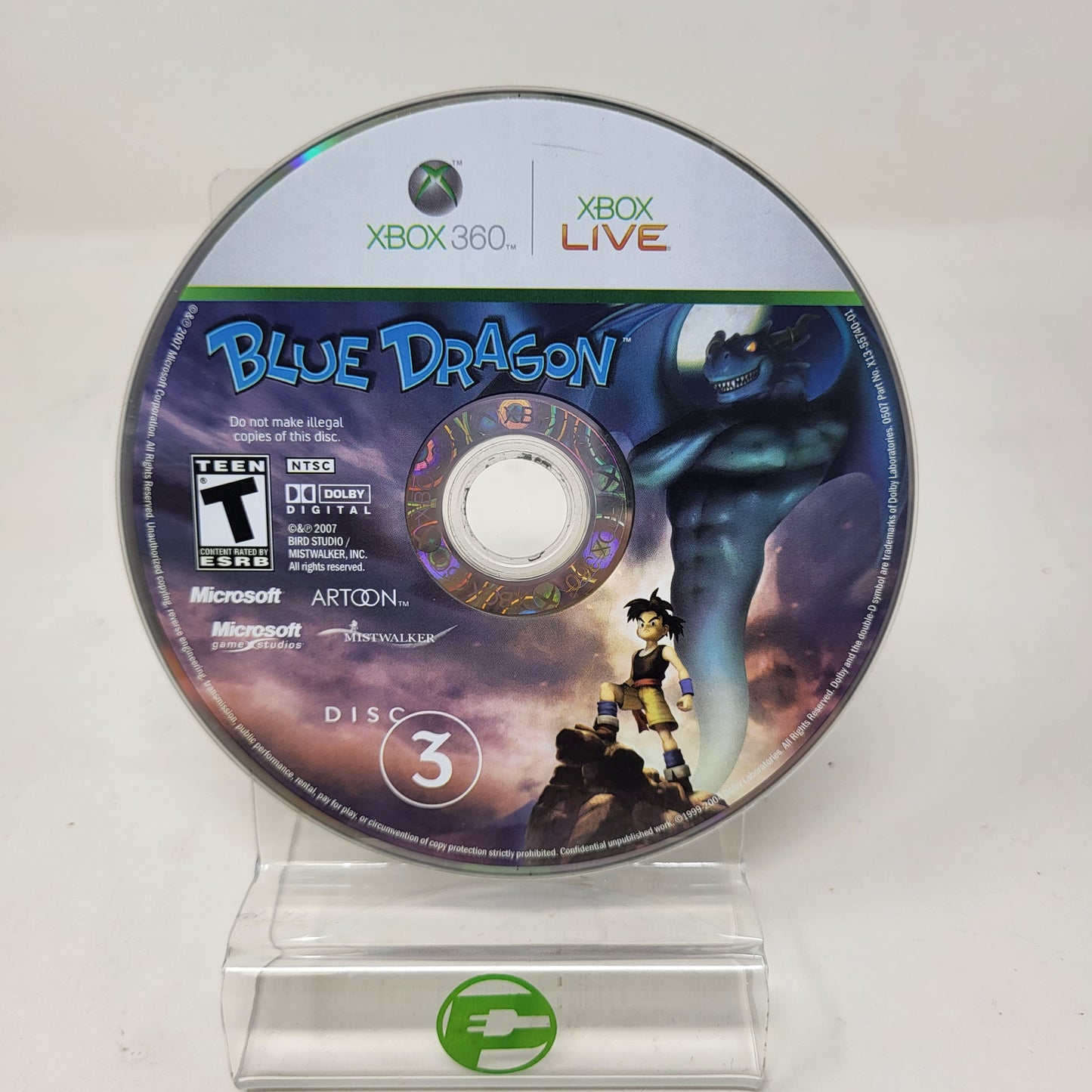 Blue Dragon Xbox 360 2007 Disc Only