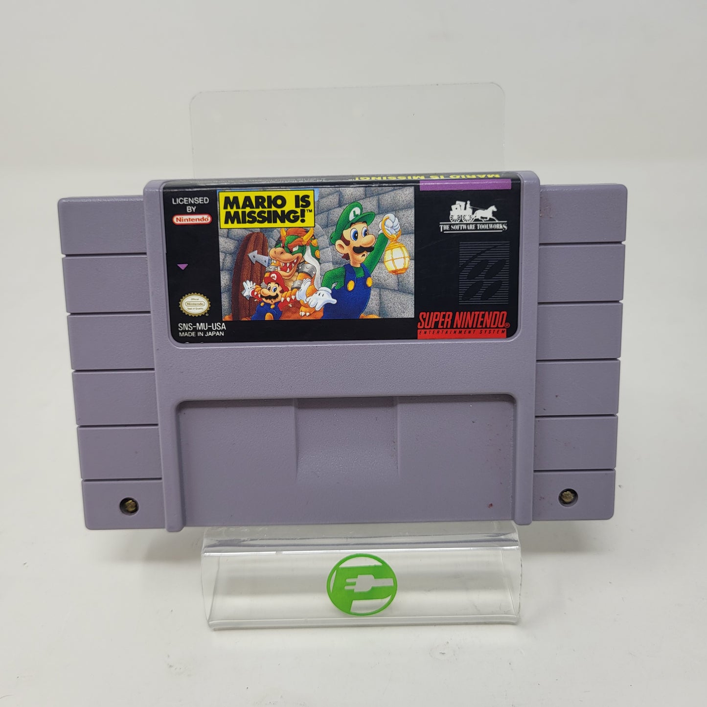 Mario is Missing! SNES Super Nintendo 1993 Cartridge Only