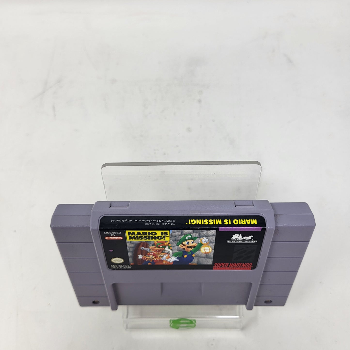 Mario is Missing! SNES Super Nintendo 1993 Cartridge Only