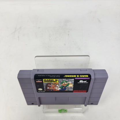 Mario is Missing! SNES Super Nintendo 1993 Cartridge Only