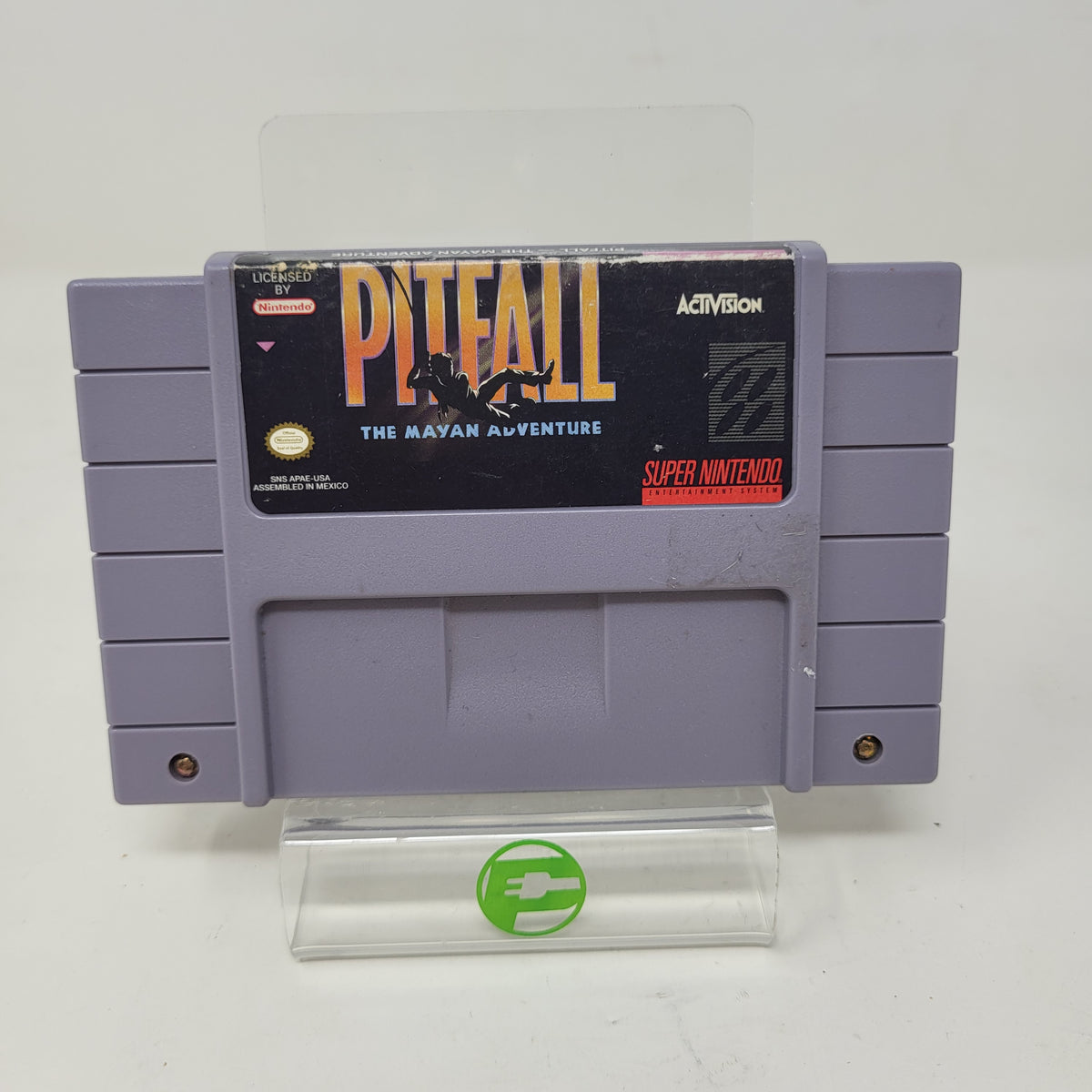 Pitfall Mayan Adventure SNES Super Nintendo 1994 Cartridge Only