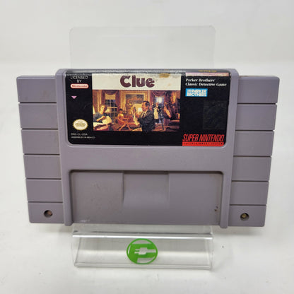 Clue SNES Super Nintendo 1992 Cartridge Only