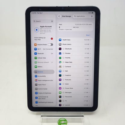 WiFi Only Apple iPad Mini (A17 Pro) 512GB Space Gray MYHC3LL/A