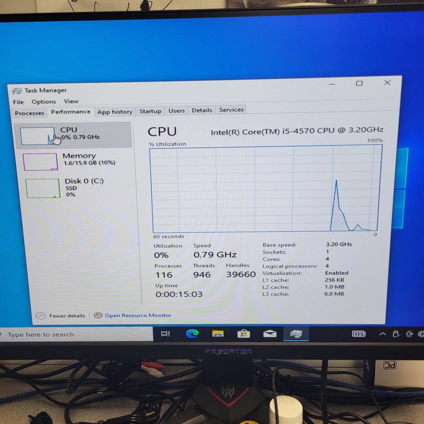 Dell OptiPlex 9020 F1CPNV4 Core i5-4570 3.20GHz 16GB RAM 512GB SSD