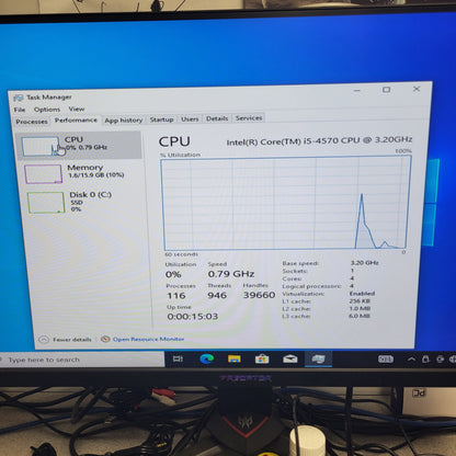 Dell OptiPlex 9020 F1CPNV4 Core i5-4570 3.20GHz 16GB RAM 512GB SSD