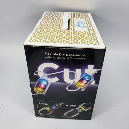 New Govee Permanent Outdoor Lights Prism 100FT White Smart RGBWWIC H707C