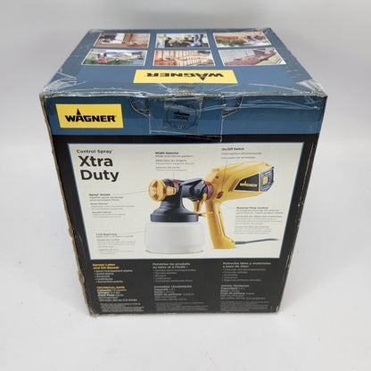 New Wagner Control Spray Xtra Duty Handheld Stain Sprayer 0520112 P229AU