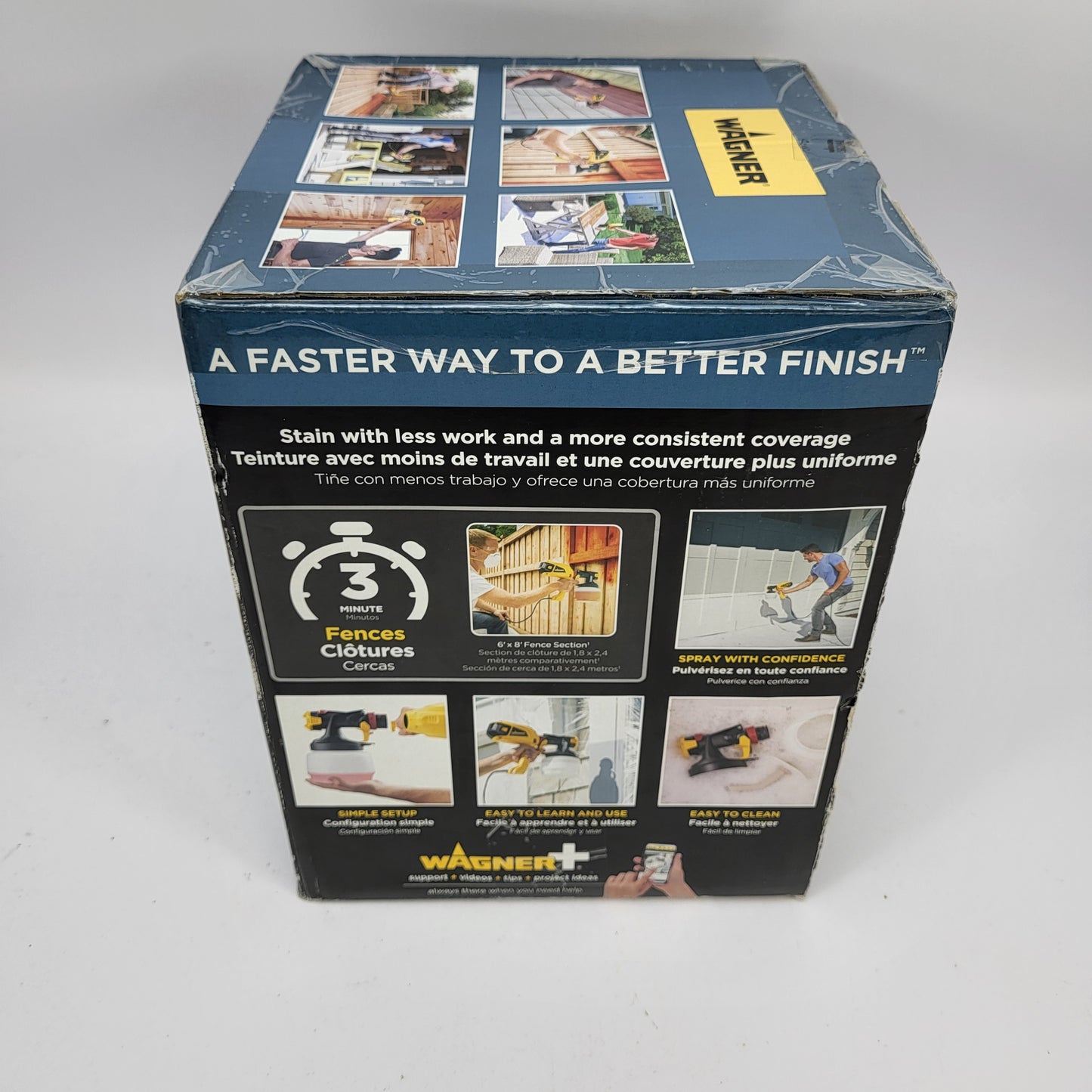 New Wagner Control Spray Xtra Duty Handheld Stain Sprayer 0520112 P229AU