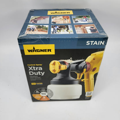 New Wagner Control Spray Xtra Duty Handheld Stain Sprayer 0520112 P229AU