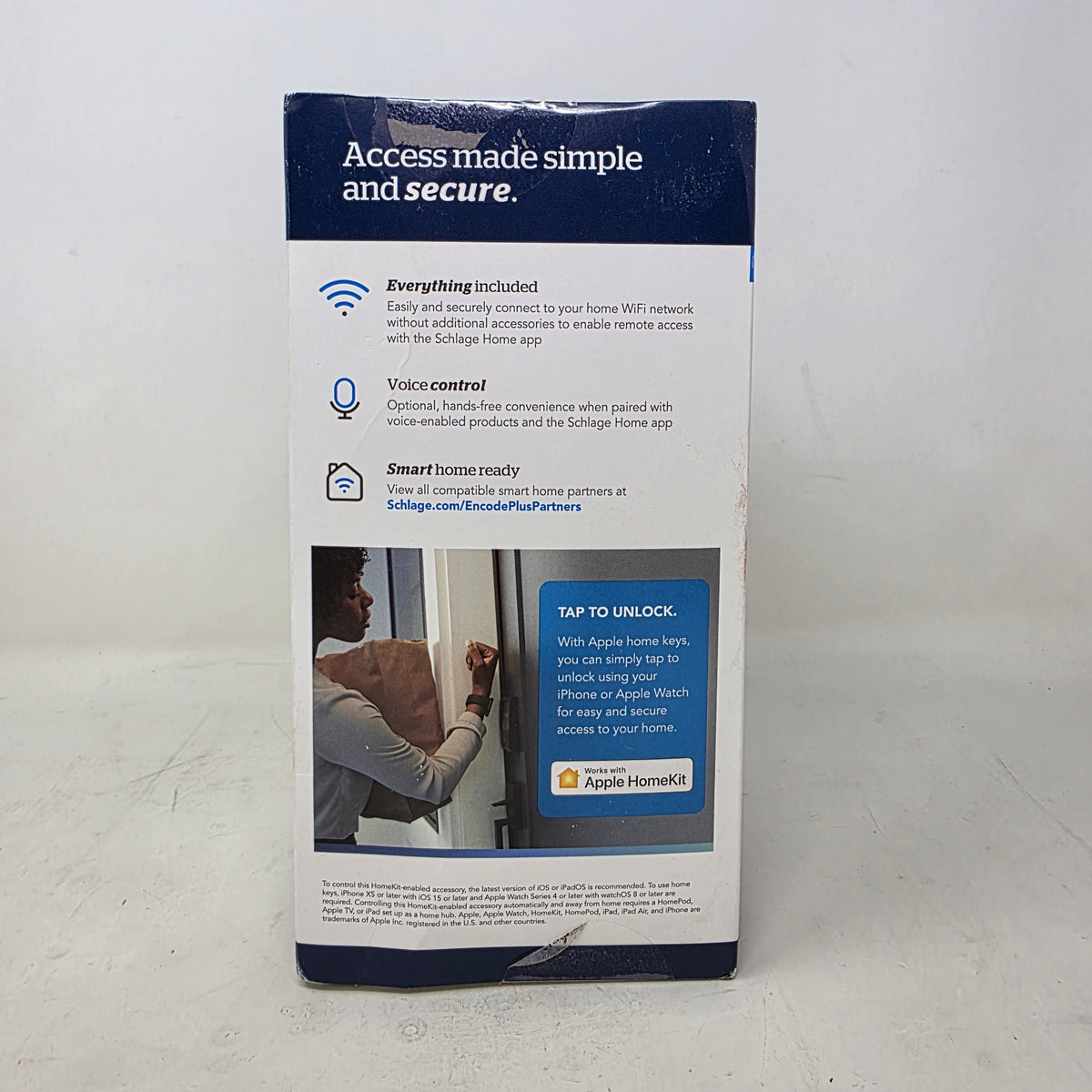New Schlage Encode Plus Smart WiFi Deadbolt Camelot Satin Nickel BE499WBVCAM619