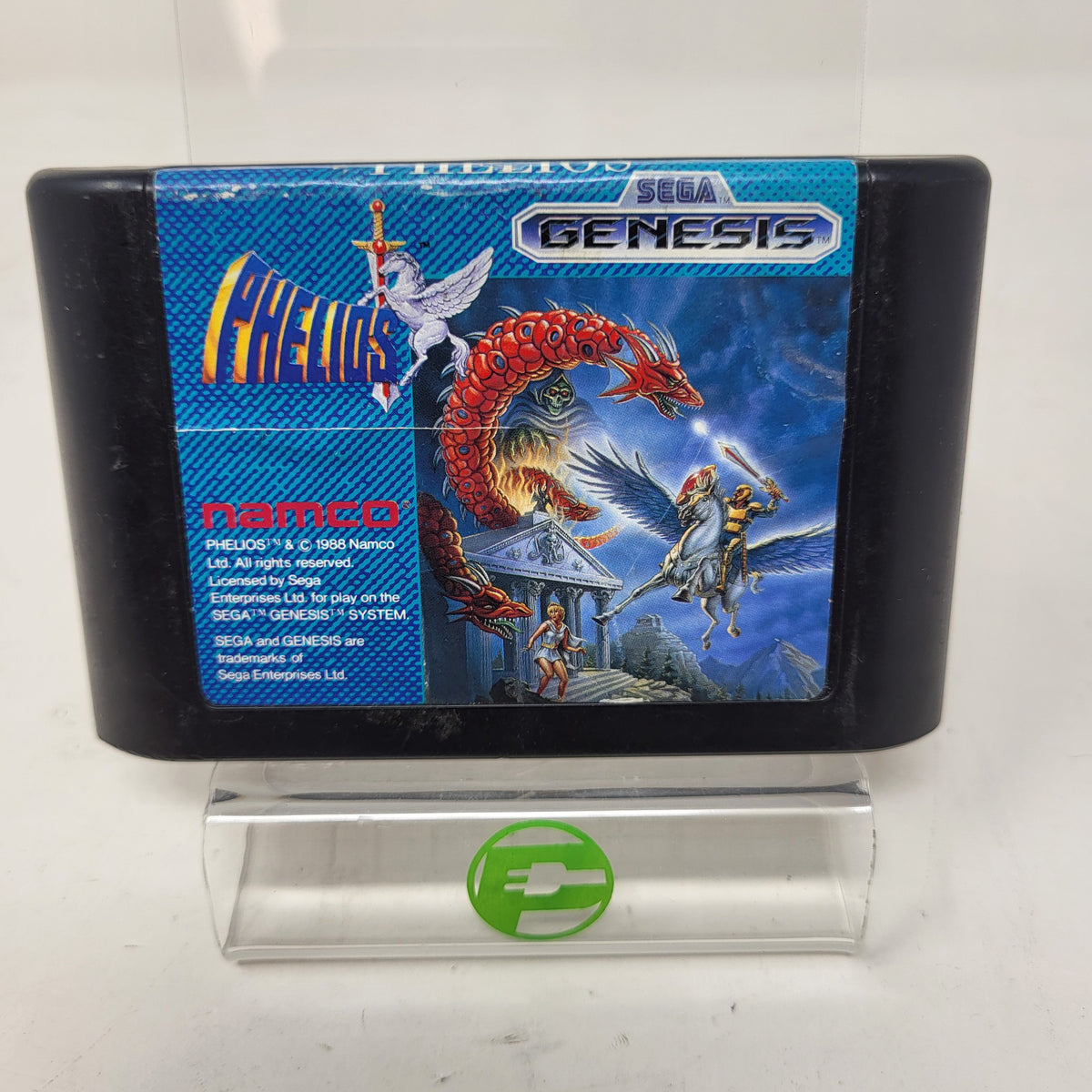 Phelios (Sega Genesis, 1990) Cartridge Only