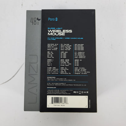 LAMZU Paro Super Light Wireless Gaming Mouse 48g 26000 DPI Ultra Lightweight