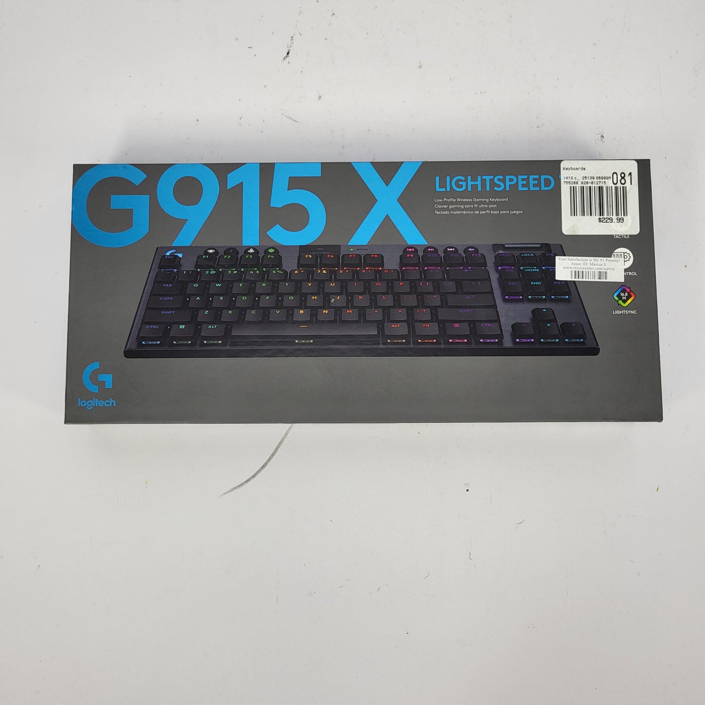 Logitech G915 X LIGHTSPEED TKL Wireless Gaming Keyboard