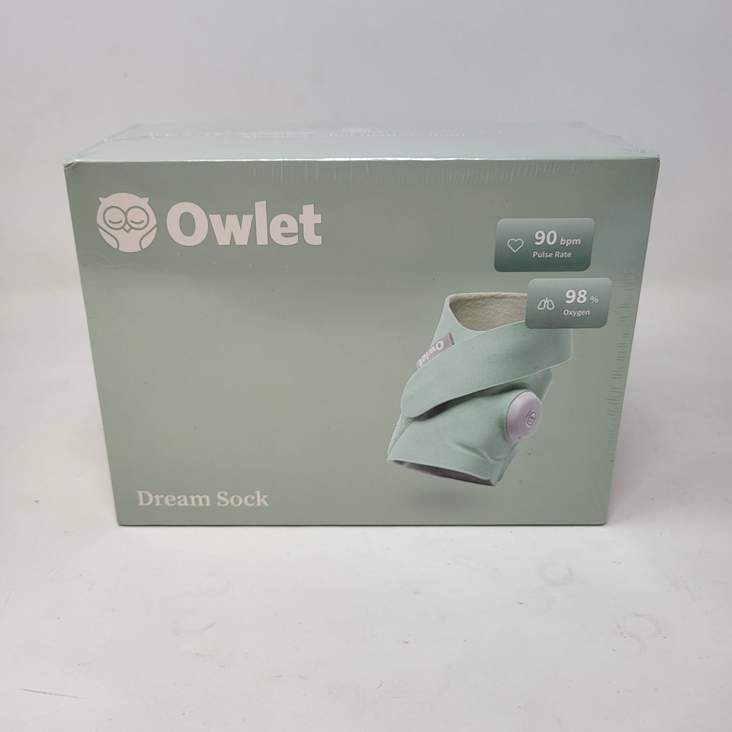 New Owlet Dream Sock Smart Baby Monitor BM06NMMCJ Pulse Oxygen Sleep Tracker