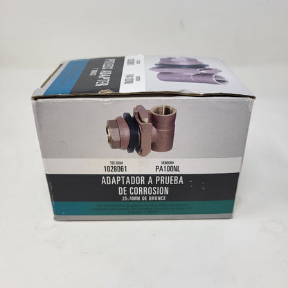 New Water Source PA100NL 1 in Lead-Free Brass Pitless Adapter 150 PSI Well Pump