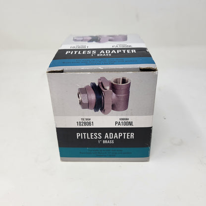 New Water Source PA100NL 1 in Lead-Free Brass Pitless Adapter 150 PSI Well Pump