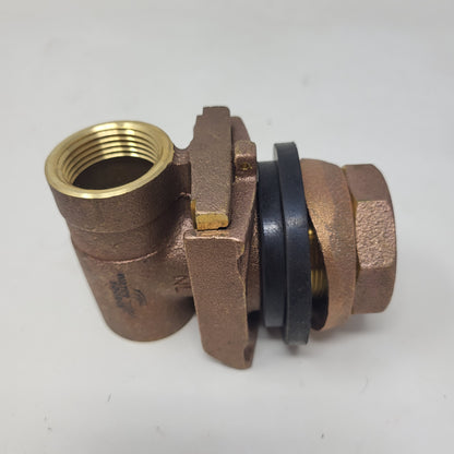 New Water Source PA100NL 1 in Lead-Free Brass Pitless Adapter 150 PSI Well Pump
