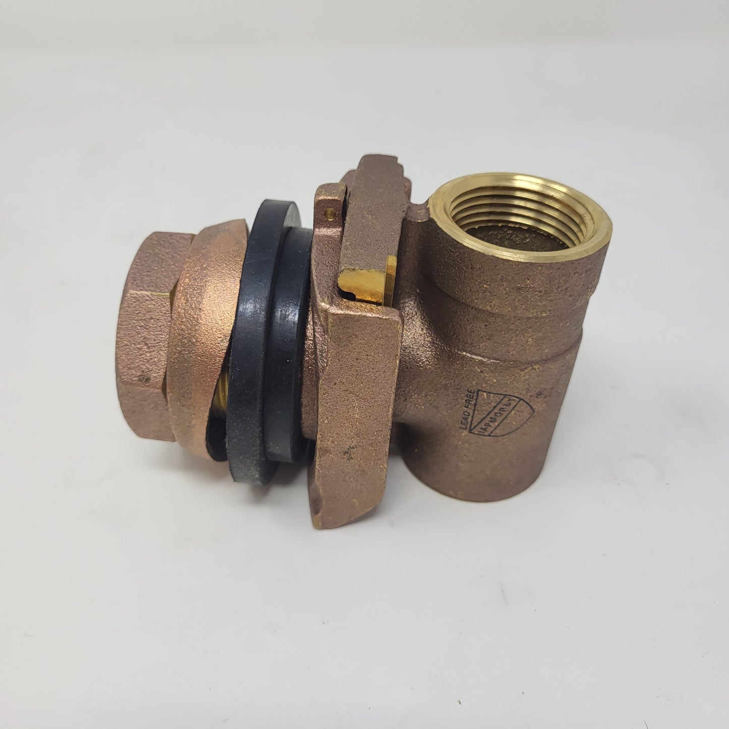 New Water Source PA100NL 1 in Lead-Free Brass Pitless Adapter 150 PSI Well Pump