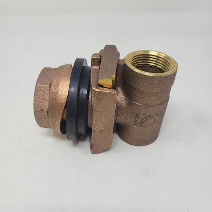 New Water Source PA100NL 1 in Lead-Free Brass Pitless Adapter 150 PSI Well Pump