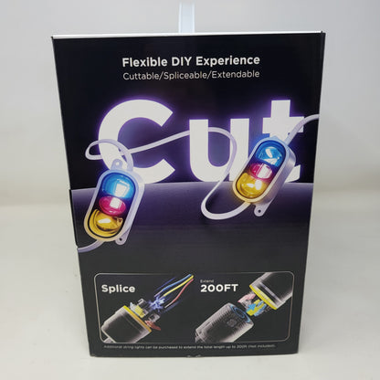New Govee Permanent Outdoor Lights Prism 100ft H707A Smart RGBW Wi-Fi Matter