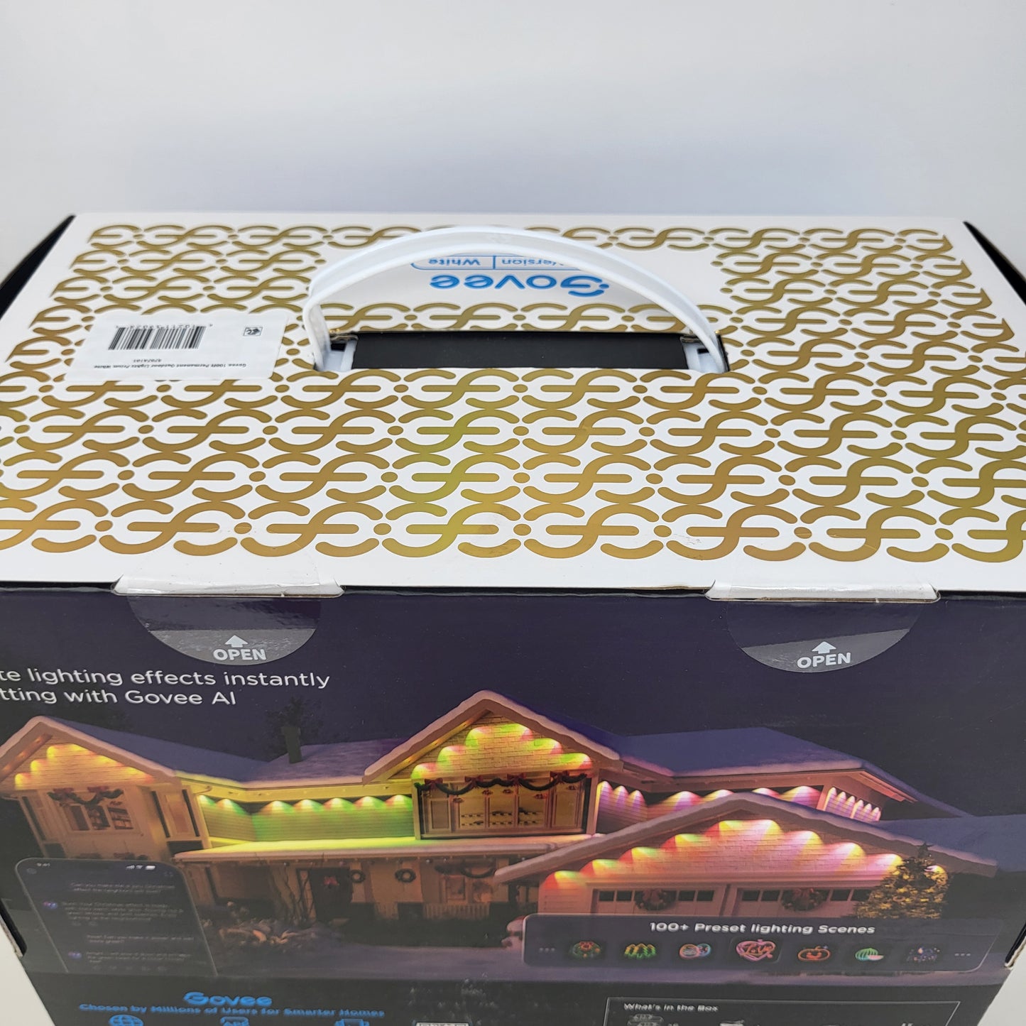 New Govee Permanent Outdoor Lights Prism 100ft H707A Smart RGBW Wi-Fi Matter