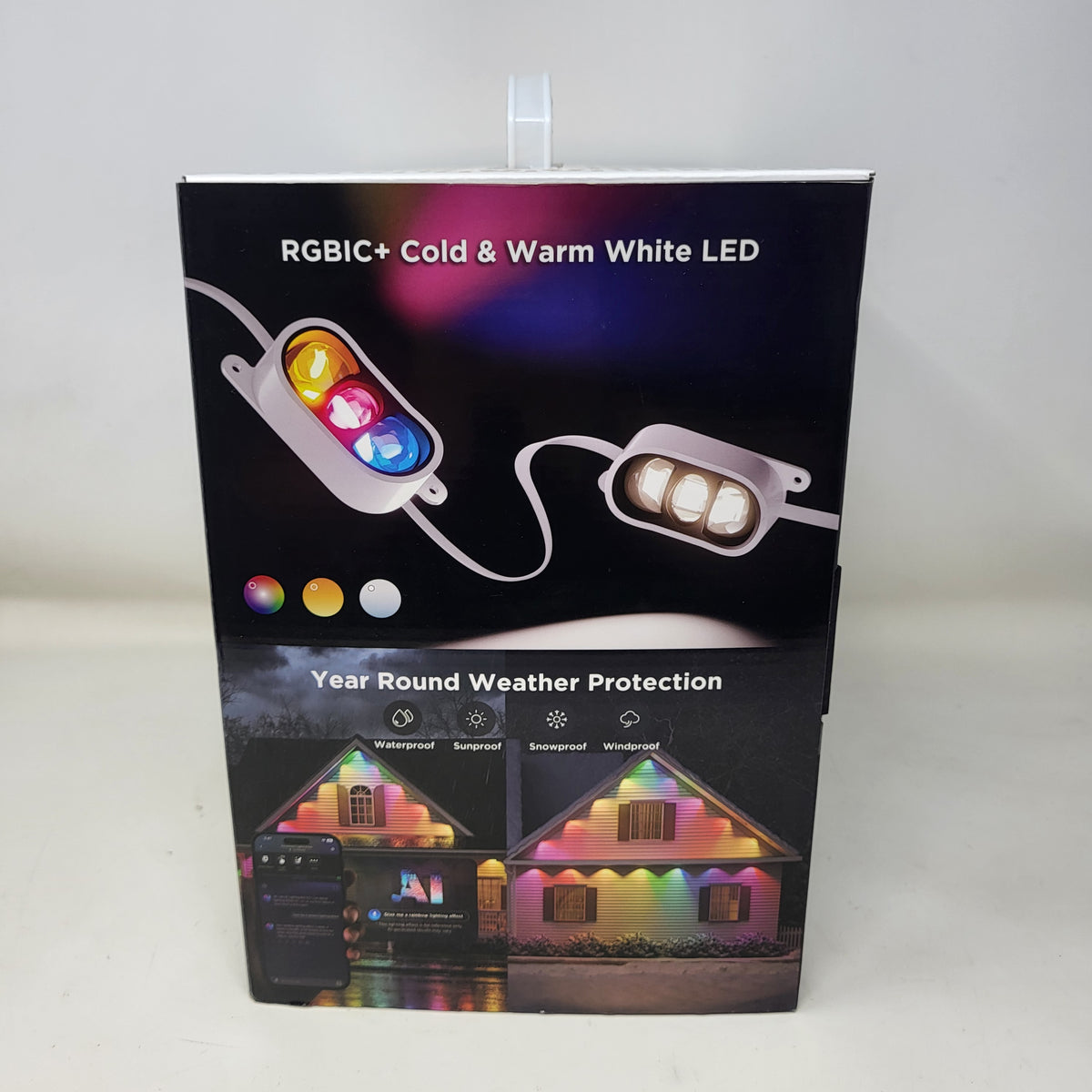 New Govee Permanent Outdoor Lights Prism 100ft H707A Smart RGBW Wi-Fi Matter