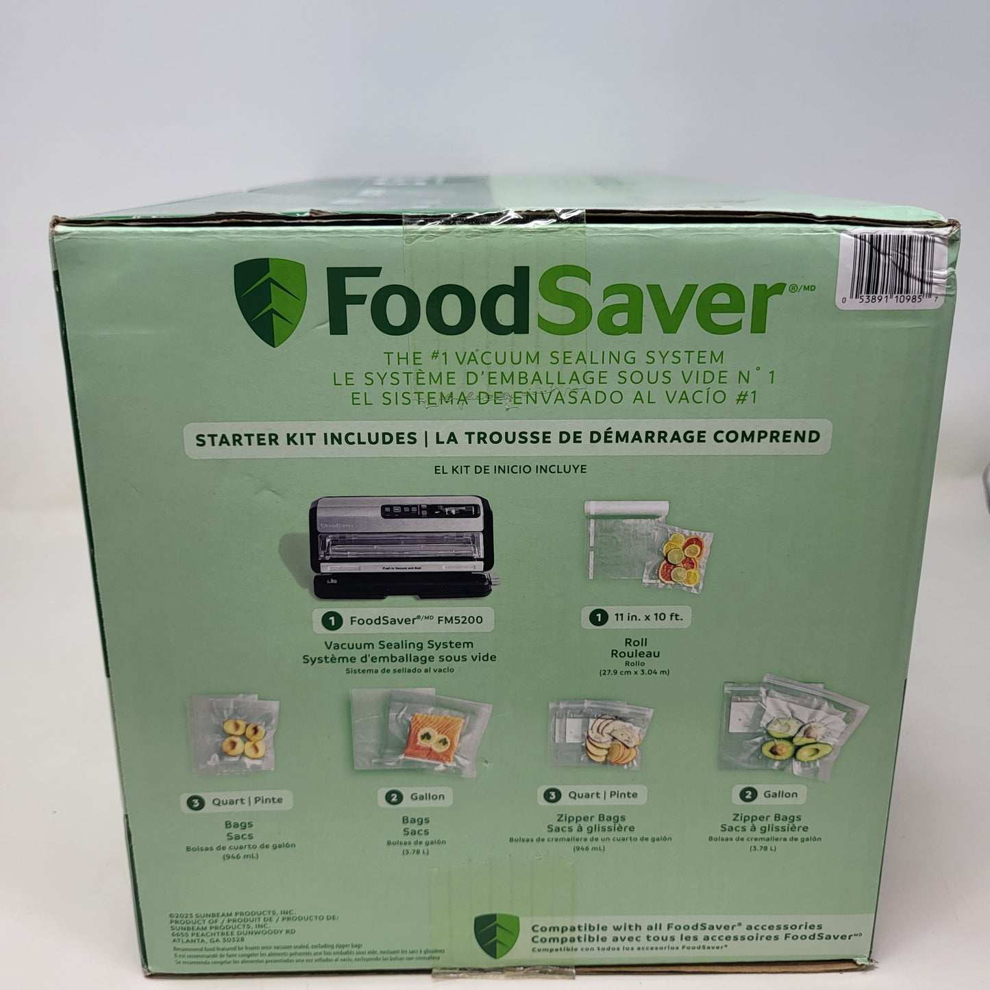New FoodSaver FM5000 Series 2-in-1 Vacuum Sealer Machine 2159378 Black FM5200