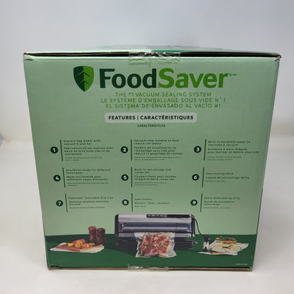 New FoodSaver FM5000 Series 2-in-1 Vacuum Sealer Machine 2159378 Black FM5200