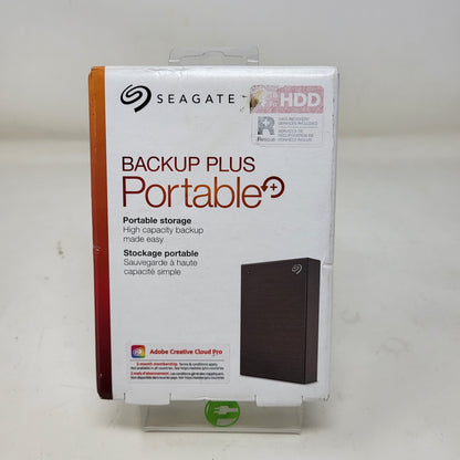 New Seagate 5TB Backup Plus Portable HDD 2.5" External USB 3.0 Drive