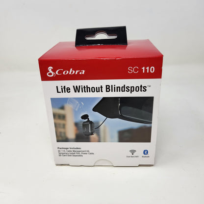 New Cobra SC110 Smart Dash Cam 1440P QHD Compact Car Dash Camera WiFi