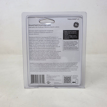 New GE THQL2150GFT2P Ground Fault Circuit Interrupter GFCI 2 Pole 50 Amp Breaker