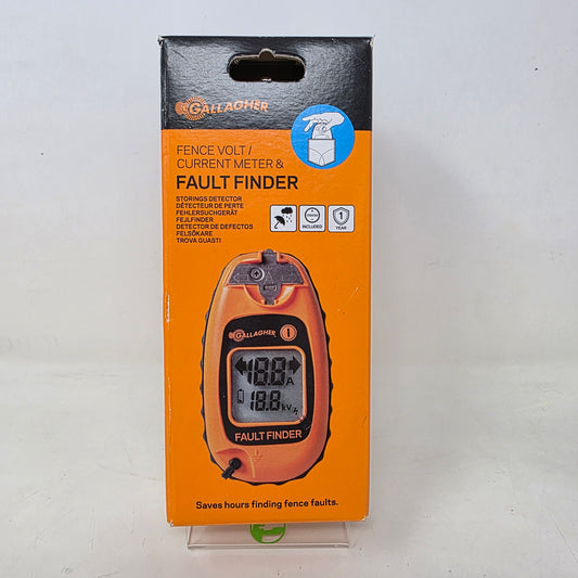New Gallagher G50905 Fence Volt Current Meter & Fault Finder Digital Tester