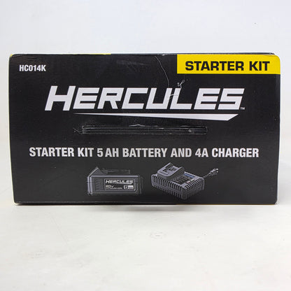 New HERCULES 20V 5 Ah Lithium-Ion Battery & 4A Charger Starter Kit 71262