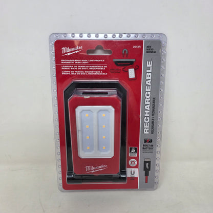 New Milwaukee 2013R Rechargeable 500L Low-Profile Magnetic Task Light 