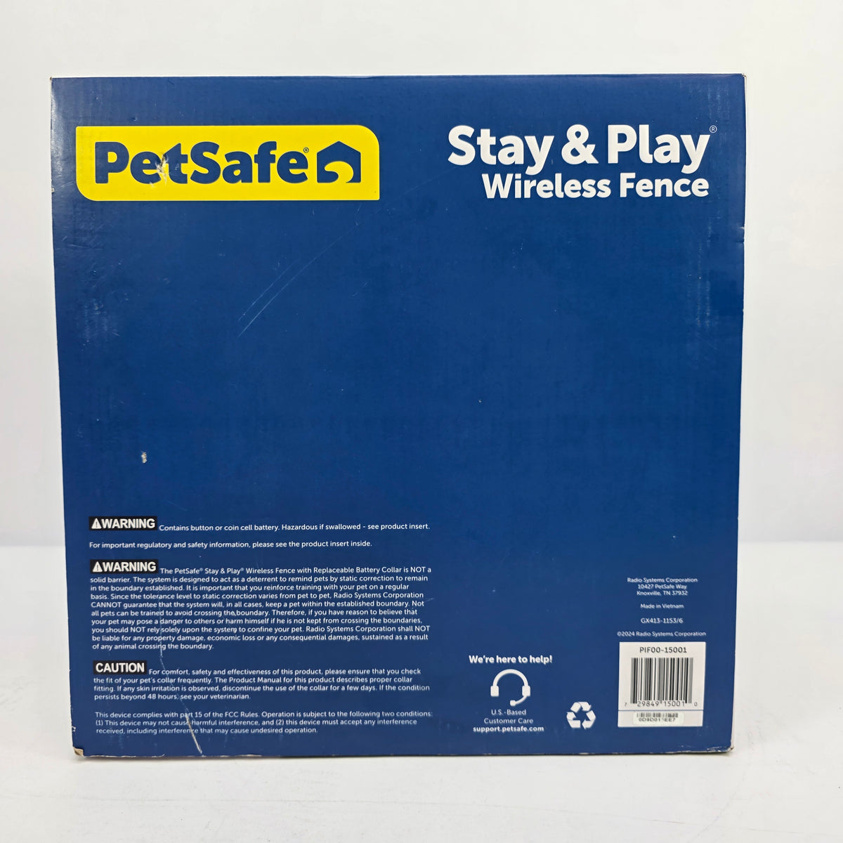 New PetSafe Stay & Play Wireless Dog Fence Pet Containment System Base 