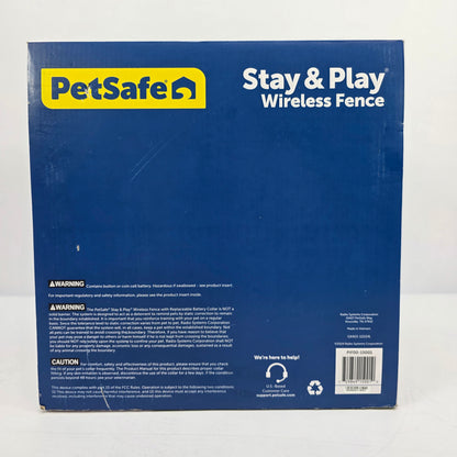 New PetSafe Stay & Play Wireless Dog Fence Pet Containment System Base 