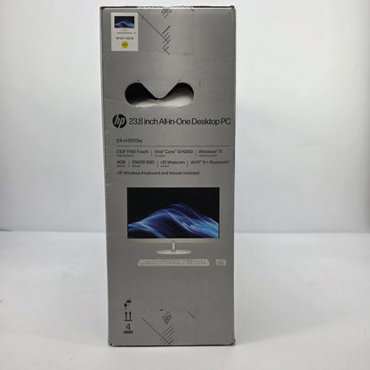 New HP 23.8"All-In One i3-N300 1.80GHz 8GB RAM 256GB SSD