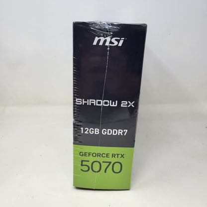 New MSI GeForce RTX 5070 SHADOW 2X OC 12GB GDDR7 Graphics Card 
