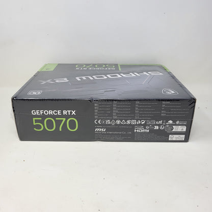New MSI GeForce RTX 5070 SHADOW 2X OC 12GB GDDR7 Graphics Card 
