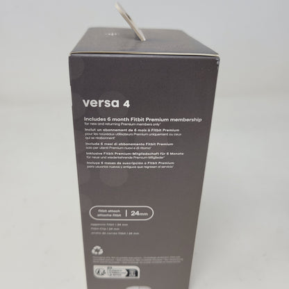 Fitbit Versa 4 40mm Activity Tracker FB523BKBK-US