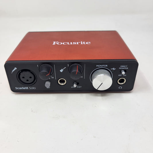Focusrite Scarlett Solo 2nd Gen 2 USB Audio Interface