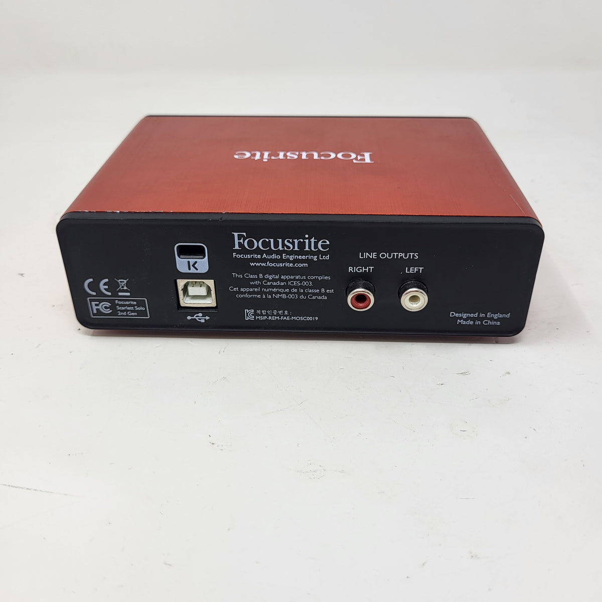 Focusrite Scarlett Solo 3rd Gen 2 USB Audio Interface