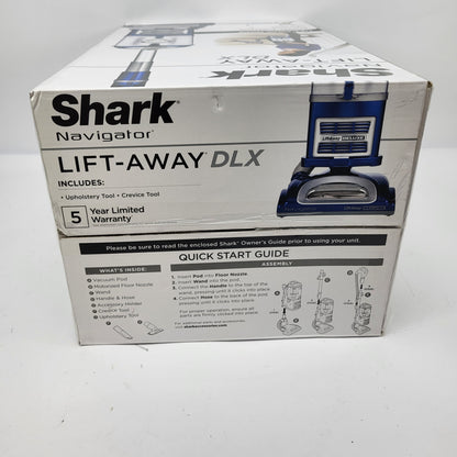 New Shark Navigator Lift-Away Deluxe Bagless Corded Upright Blue NV360