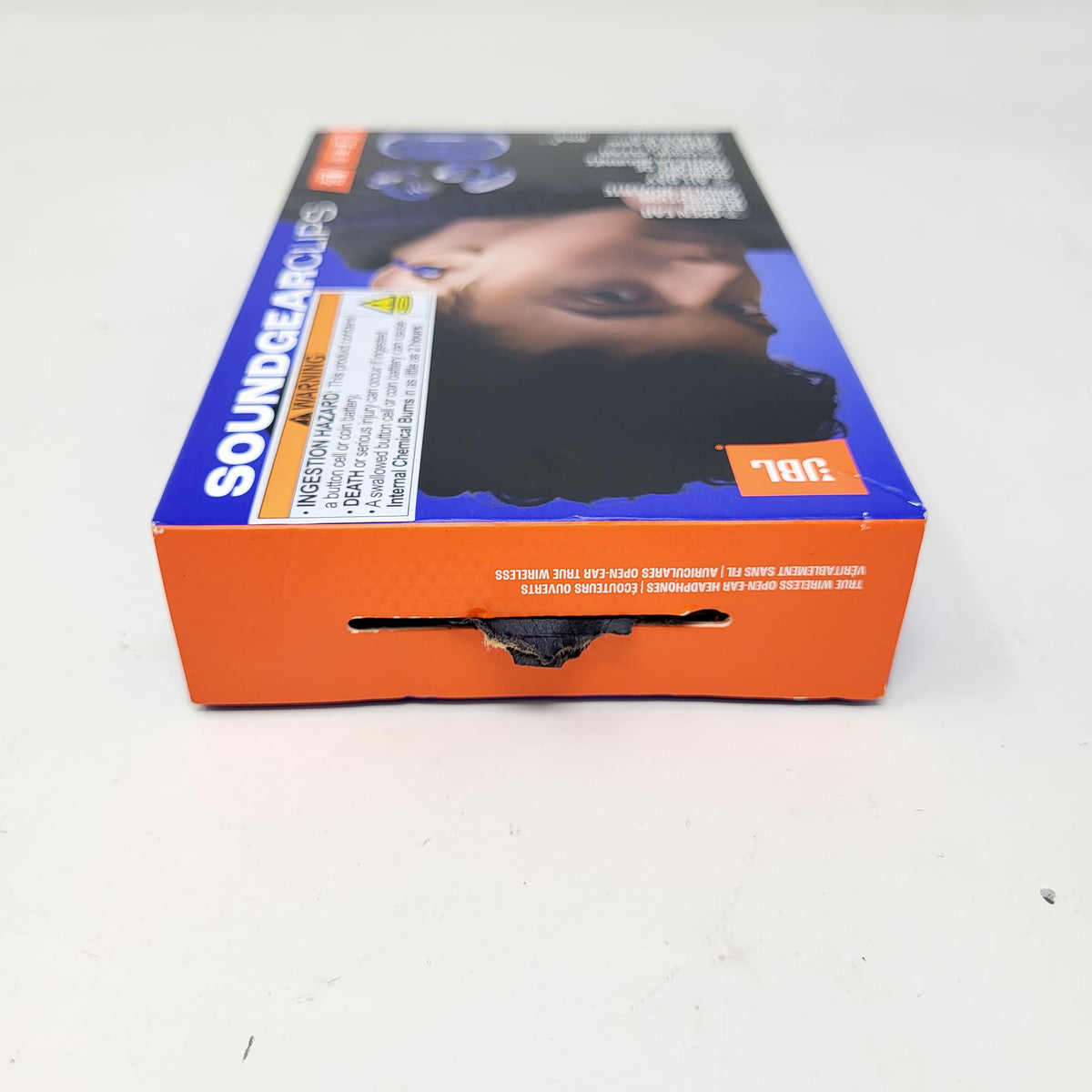New JBL Sound Gear Clips Open Ear True Wireless Earbuds Blue IP54