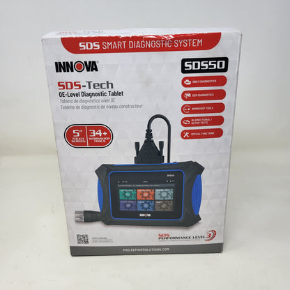 New Innova SDS550 SDS-Tech 5" OBD2 Bi-Directional Diagnostic Tablet Scan Tool 