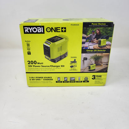 New Ryobi ONE+ 18V 200-Watt Portable Battery Power Source and Charger