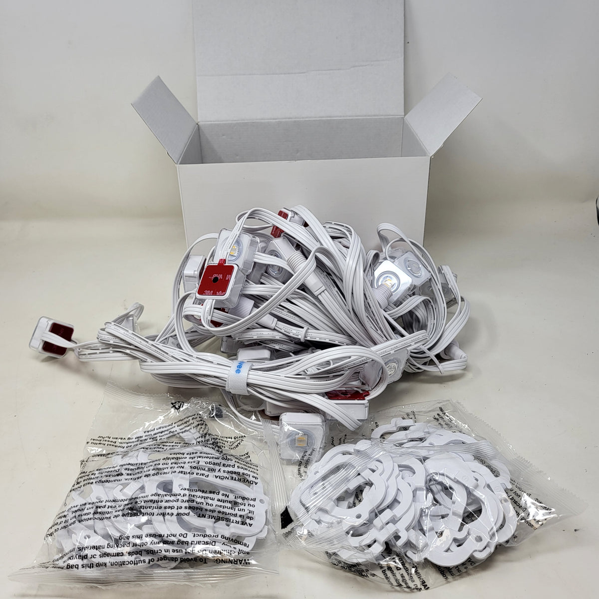 New Govee Wi-Fi RGBIC Outdoor Permanent String Lights White