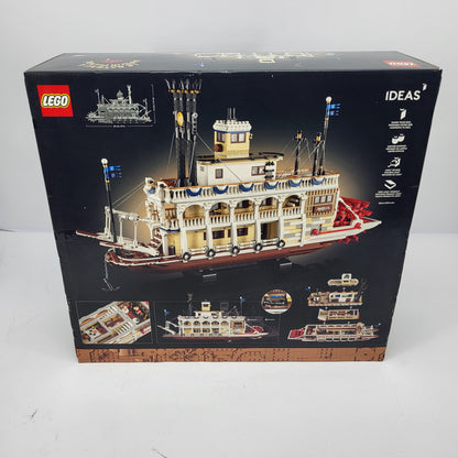 New LEGO Ideas River Steamboat 21356 Advanced Adult Building Toy Set